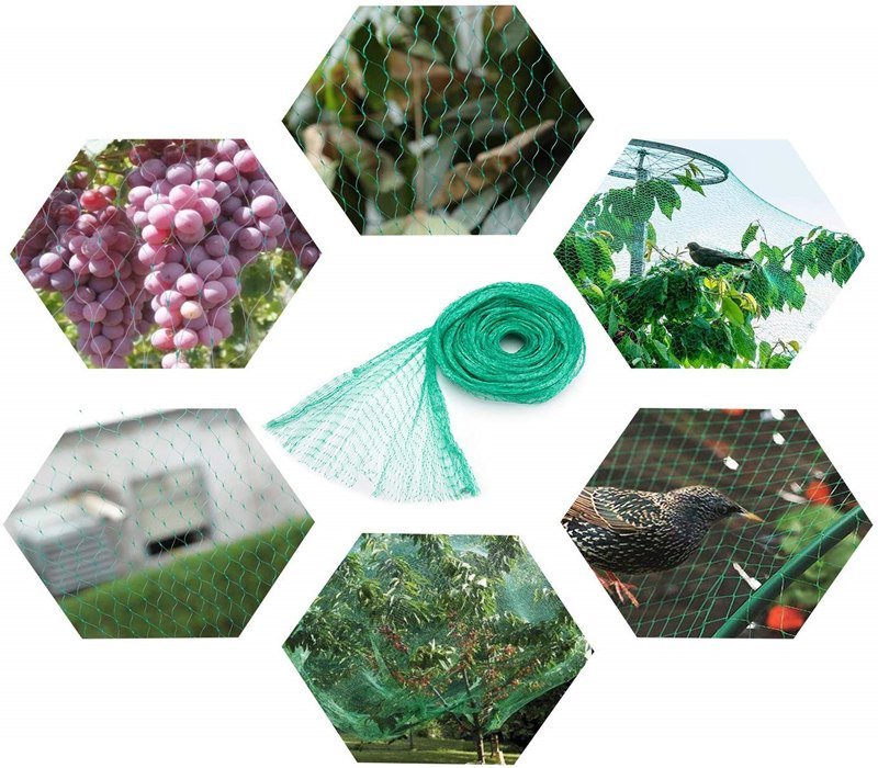 Plastic bird netting application