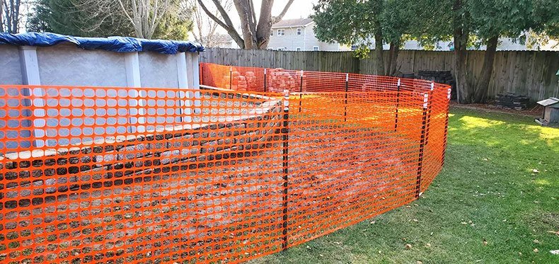 Temporary Plastic Fence