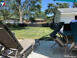 Privacy shade cloth fix on fence-3