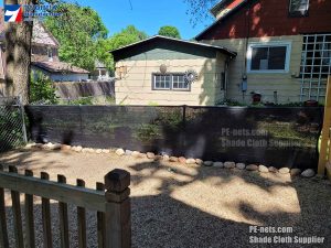 shade cloth fix on fence