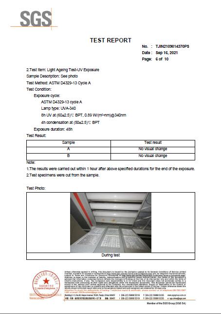 Aluminium shade net SGS test report (6)