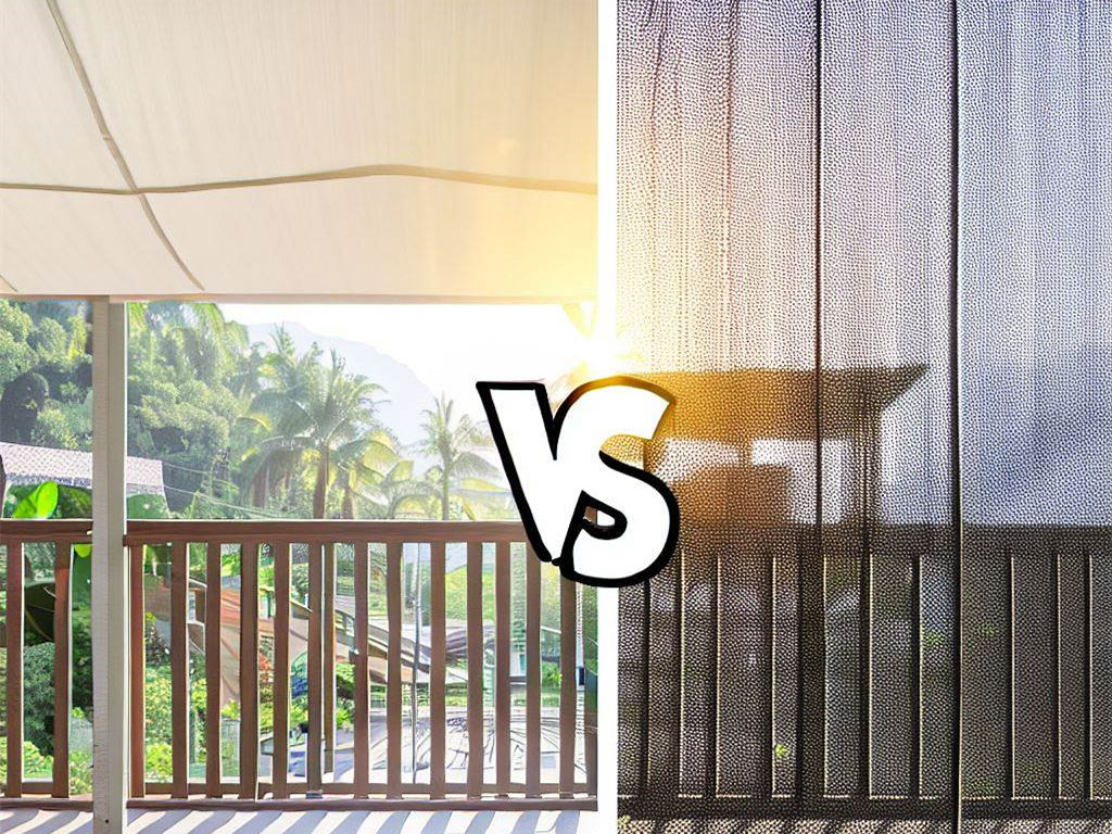 Sunshade Net VS Balcony Privacy Net